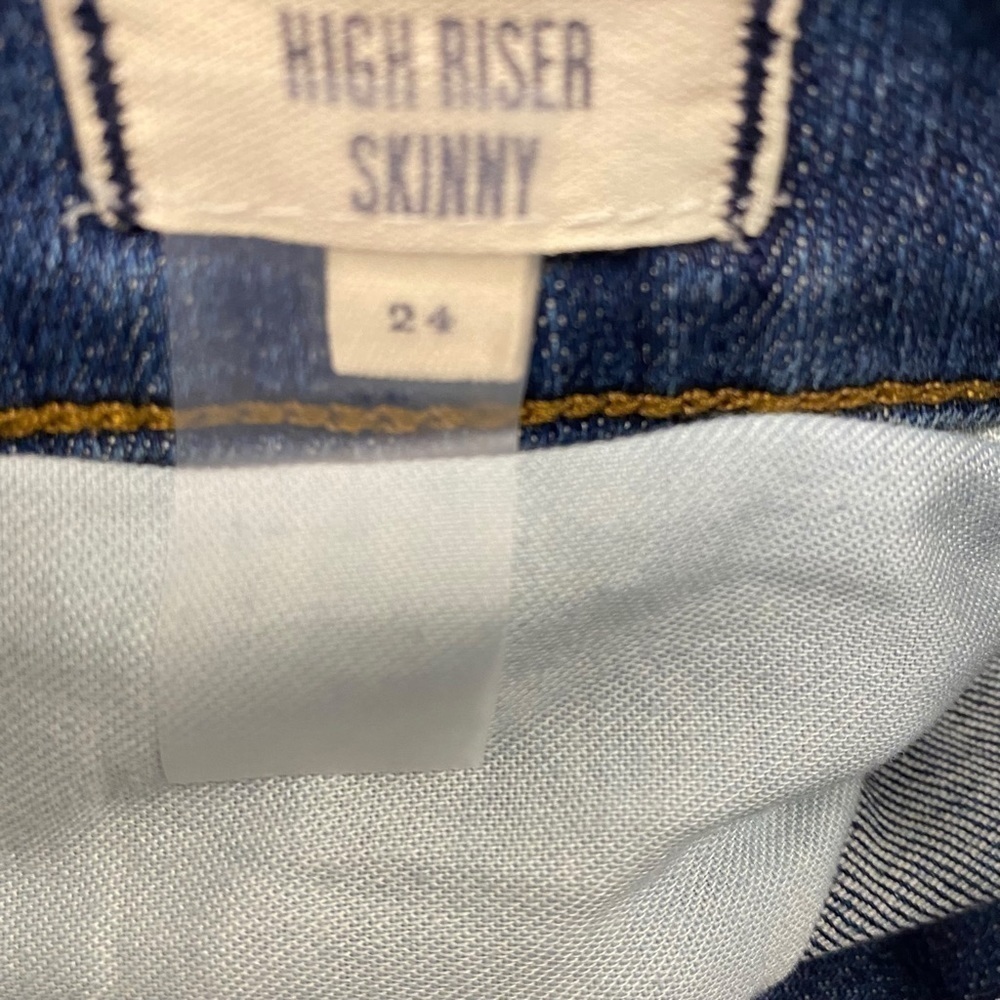 Madewell high riser skinny‎ size 24. - Picture 13 of 14